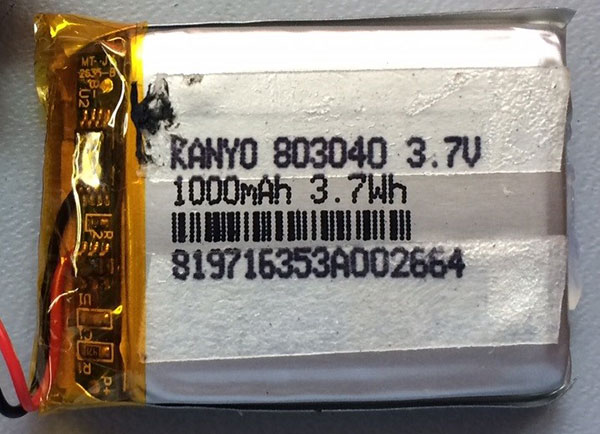 803040 lithium-polymer battery